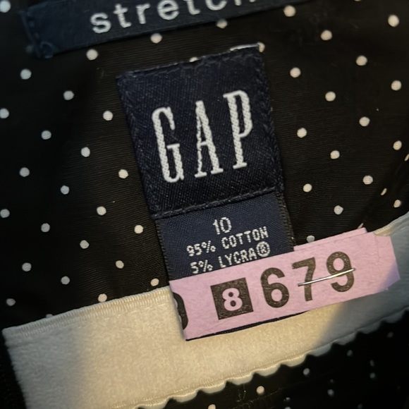 NWOT. GAP Strapless Polka Dot Stretch Dress - Picture 4 of 4